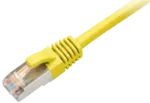 Patchcord BKT RJ45, kat.5e, F/UTP, LSOH, wtyk zalewany, żółty, 1m