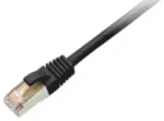 Patchcord BKT RJ45, kat.6, SF/UTP, LSOH, wtyk zalewany, czarny, 5m