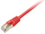 Patchcord BKT RJ45, kat.6, SF/UTP, LSOH, wtyk zalewany, czerwony, 2m
