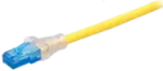 Patchcord BKT RJ45, kat.6, U/UTP, LSHF, wtyk BKT zaciskany, żółty, 4m