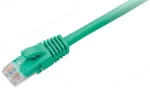 Patchcord BKT RJ45, kat.6, U/UTP, LSOH, wtyk zalewany, zielony, 0.5m