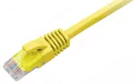 Patchcord BKT RJ45, kat.6, U/UTP, LSOH, wtyk zalewany, żółty, 0.5m