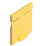 Przesłona przeciwkurzowa portu BKT RJ45 - żółta (50szt.)