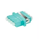 Adapter BKT FO, OM3, LC, duplex, turkusowy, bez uszu
