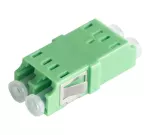 Adapter BKT FO, OS1/2, SC/APC, duplex, zielony, bez uszu