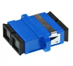 Adapter BKT FO, OS1/2, SC/UPC, duplex, niebieski, z uszami