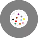 Kabel DRAKA FO uniwersalny U-DQ(ZN)BH FireBur® 24G MM OM3 MAX CAP 300 BB 250 µm LSOH 2000N E14a Eca