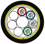 Kabel FO BKT ADSS3Z napowietrzny ADSS3kN 36J7A1 (3x12) SM G657A1 250 µm 3000N/1500N CPR: Fca AA02