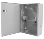 Naścienna przełącznica światłowodowa BKT HomeLINE-S, 200x100x300mm (szer/gł/wys), 24xSCsx/LCdx/E2000sx+6xSCsx/LCdx/E2000sx, niewyposażona, szary