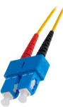 Patchcord BKT FO Premium, OS2 G.652.D, duplex, SC/APC-SC/APC, 2m