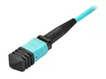 Patchcord BKT MPO12 Low Loss, OM3, MPO12f/PC-MPO12f/PC, Typ A, LSOH, kabel okrągły 3mm, 20m