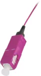 Pigtail BKT FO Standard, OM4, SC/PC, 2m, luźna osłona, fioletowy