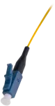 Pigtail BKT FO Standard, OS2 G.652.D, LC/APC, 2m, luźna osłona, żółty