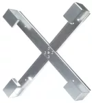 Stelaż zapasu kabla BKT ECO, stały, 697x100x697mm (szer/gł/wys), metalowy