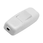 Wyłącznik kołyskowy 2-torowy, kołyskowy przycisk biały, biała obudowa, 6A/250VAC