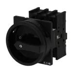 P1-40/E/SVB-SW Rozłącznik ZAŁ-WYŁ, 3 bieg., 40A, montaż natablicowy, pokrętło czarne z blokadą na kłódkę