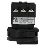 P1-40/E/SVB-SW Rozłącznik ZAŁ-WYŁ, 3 bieg., 40A, montaż natablicowy, pokrętło czarne z blokadą na kłódkę