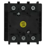 P1-40/E/SVB-SW Rozłącznik ZAŁ-WYŁ, 3 bieg., 40A, montaż natablicowy, pokrętło czarne z blokadą na kłódkę