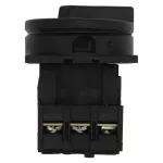 P1-40/E/SVB-SW Rozłącznik ZAŁ-WYŁ, 3 bieg., 40A, montaż natablicowy, pokrętło czarne z blokadą na kłódkę