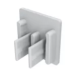 EK-3/10-EVGK-GVK Zaślepka do szyn GVK 63A 2 i 3-fazowych