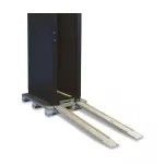 SR48UBSP1 48U SmartRack Standard-Depth Rack Enclosure Cabinet with doors, side panels & shock pallet packaging