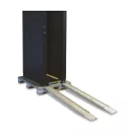 SR48UBSP1 48U SmartRack Standard-Depth Rack Enclosure Cabinet with doors, side panels & shock pallet packaging