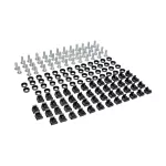 SRCAGENUTS1224 SmartRack Square Hole Hardware Kit with 50 pcs 12-24 screws and washers