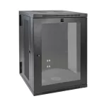 SRW18USG SmartRack 18U Low-Profile Switch-Depth Wall-Mount Half-Height Rack Enclosure, Clear Acrylic Window, Hinged Back