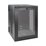 SRW18USG SmartRack 18U Low-Profile Switch-Depth Wall-Mount Half-Height Rack Enclosure, Clear Acrylic Window, Hinged Back