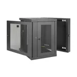 SRW12USDP SmartRack 12U UPS-Depth Wall-Mount Small Rack Enclosure, Hinged Back