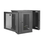 SRW12USDP SmartRack 12U UPS-Depth Wall-Mount Small Rack Enclosure, Hinged Back