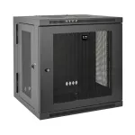SRW10US SmartRack 10U Low-Profile Switch-Depth Wall-Mount Small Rack Enclosure, Hinged Back
