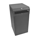 SRWF16U38 SmartRack 16U Low-Profile Vertical-Mount Wall-Mount Half-Height Server Rack Enclosure