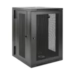 SRW18USDP SmartRack 18U UPS-Depth Wall-Mount Half-Height Rack Enclosure, Hinged Back