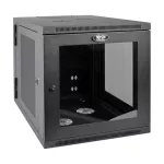 SRW12US33G SmartRack 12U Server-Depth Wall-Mount Small Rack Enclosure, Clear Acrylic Window, Hinged Back