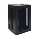 SRW18US SmartRack 18U Low-Profile Switch-Depth Wall-Mount Rack Enclosure Cabinet, Hinged Back