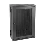 SRW18US13 SmartRack 18U Low-Profile Patch-Depth Wall-Mount Half-Height Rack Enclosure, Hinged Back