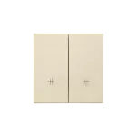 Simon 55 WMDL-K019L2-144 Klawisz podwójny z piktogramami krzyżowymi do: SW7/2M, SW6/2WM; Szampański mat