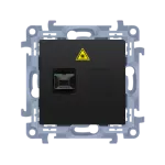 Simon 10 WC-GS1xxxx-01-49xx Gniazdo światłowodowe / optyczne pojedyncze SC/APC; czarny