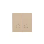 Simon 55 WMDL-K8x5xx-144 Klawisz podwójny z oczkami do: SW6/2L2M; Szampański mat