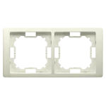 Simon Basic Neos WMYZ-04220N-9013 Ramka 2-krotna NEOS – uniwersalna poziom i pion; beż