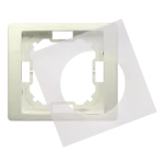 Simon Basic Neos WMYZ-04121N-9013 Ramka 1-krotna NEOS do wersji bryzgoszczelnej IP44 z uszczelką; beż