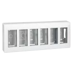 Simon Connect TSC-51000006-030 Obudowa natynkowa S500 6-modułowa, 12x K45; kompletna; czysta biel