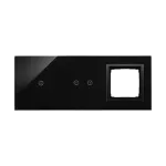 Simon 54 Touch WMDZ-01106S-075 Panel dotykowy S54 Touch, 3 moduły, 1 pole dotykowe + 2 pola dotykowe poziome + 1 otwór na osprzęt S54, wulkaniczna lawa