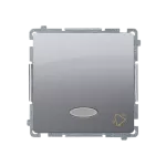 Simon Basic WMUL-091xxx-4011 Przycisk dzwonek z podświetleniem LED (moduł) 10AX, 250V~, szybkozłącza; srebrny mat