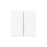 Simon 55 WMDL-K8x3xx-111 Klawisz podwójny do: SW6/2WM, SW7/2M; Biały mat