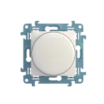 Simon 10 WC-S9LAxxx-01-11xx Ściemniacz obrotowy do LED ściemnialnych 230 V (moduł) 2–250 W; biały. Maksymalna ilość zródeł LED - 10 szt.