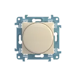 Simon 10 WC-S9LAxxx-01-41xx Ściemniacz obrotowy do LED ściemnialnych 230 V (moduł) 2–250 W; kremowy. Maksymalna ilość zródeł LED - 10 szt.