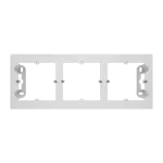 Simon 55 WMDZ-204xxx-114 Puszka natynkowa 3-krotna do ramek LINE/DUO. Wyokość: 40mm; Jasnoszary mat