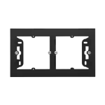 Simon 55 WMDZ-203xxx-149 Puszka natynkowa 2-krotna do ramek LINE/DUO. Wyokość: 40mm; Czarny mat